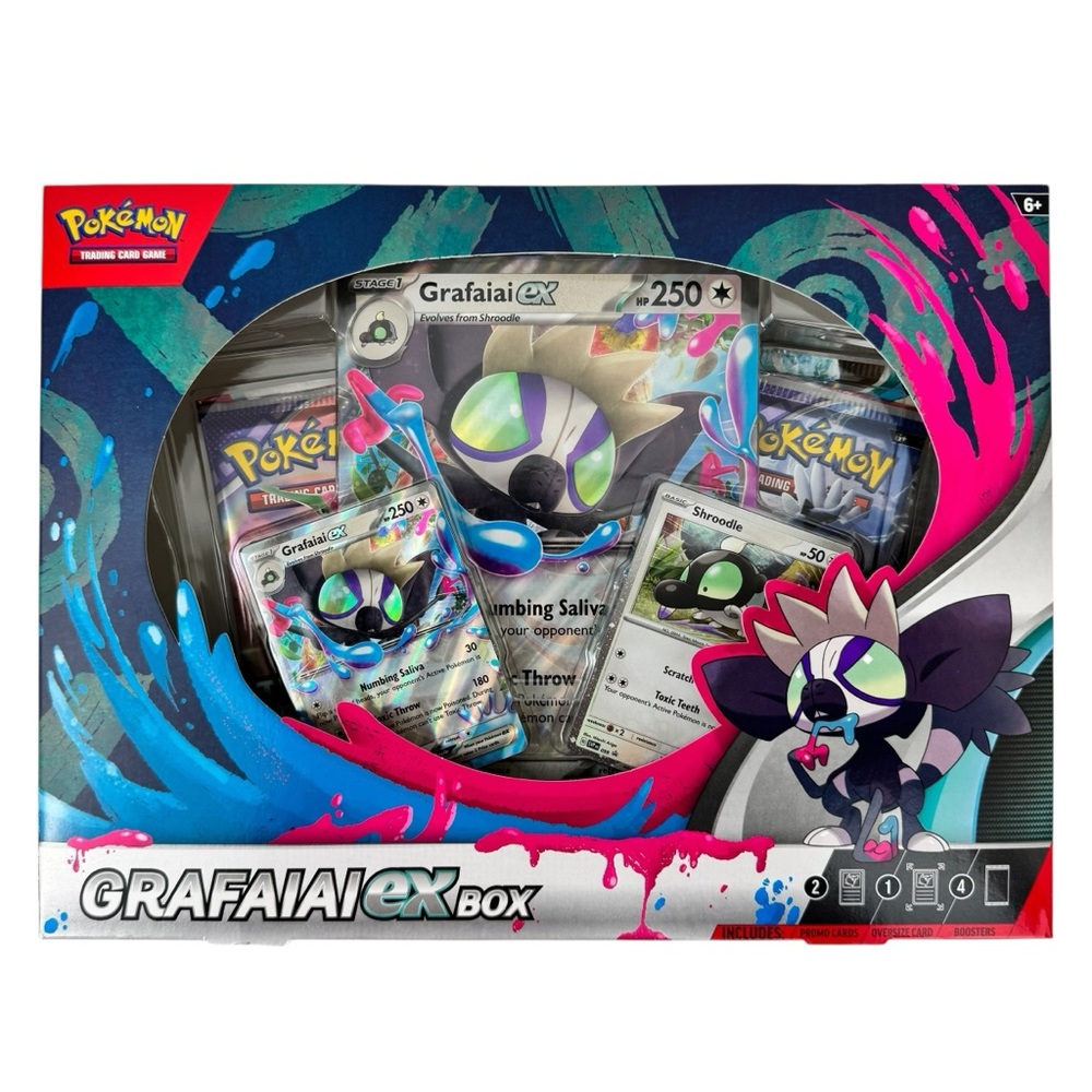 Pokémon TCG GRAFAIAI ex Box Factory Sealed Booster Pack Collection New
